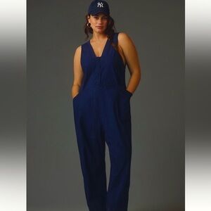 Daily Practice by Anthropologie Zip Front Jumpsuit Size Large